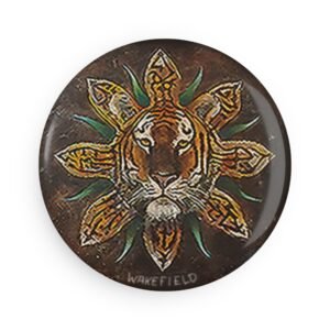 TIGER BUTTON Magnet