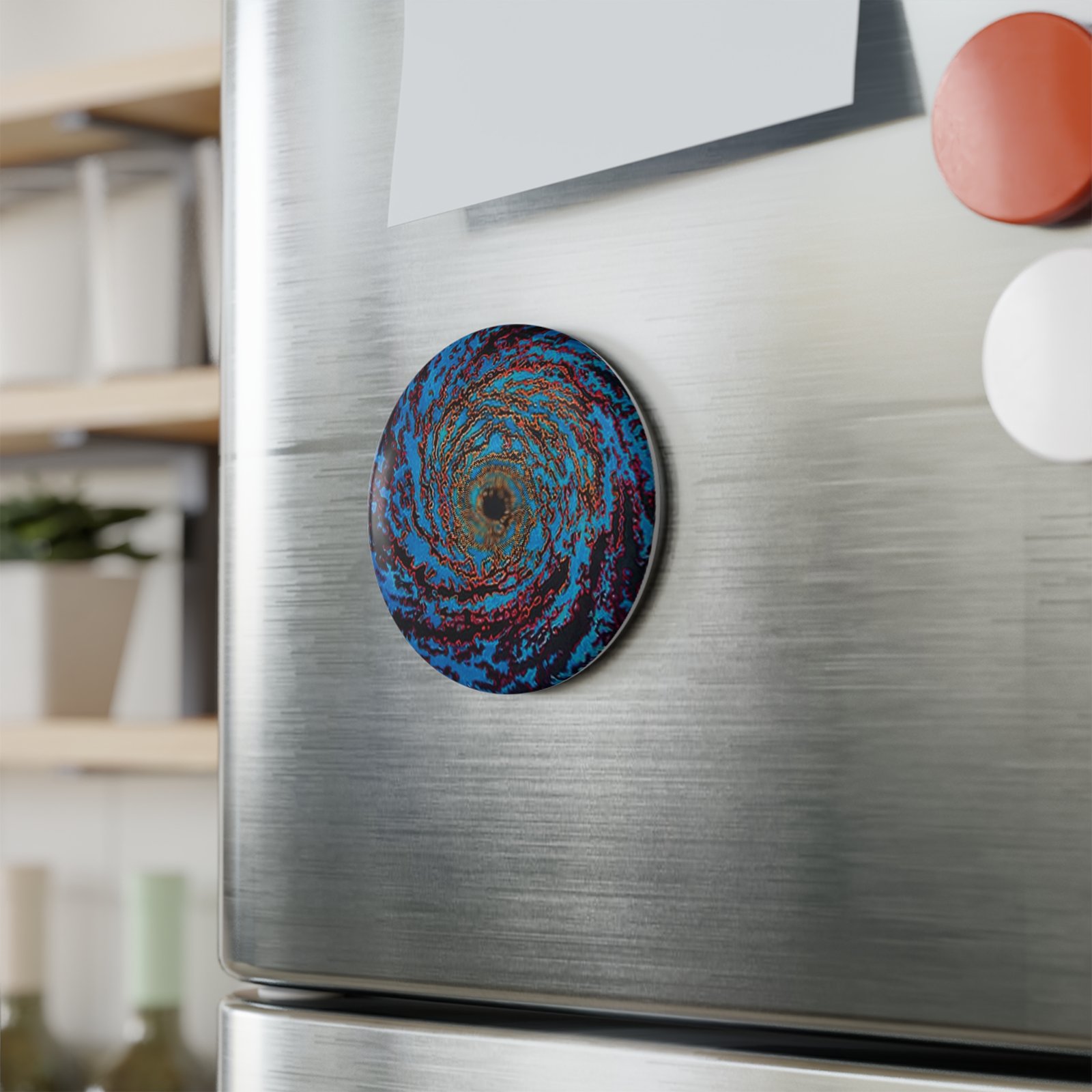 HURRICANE Button Magnet - Image 3